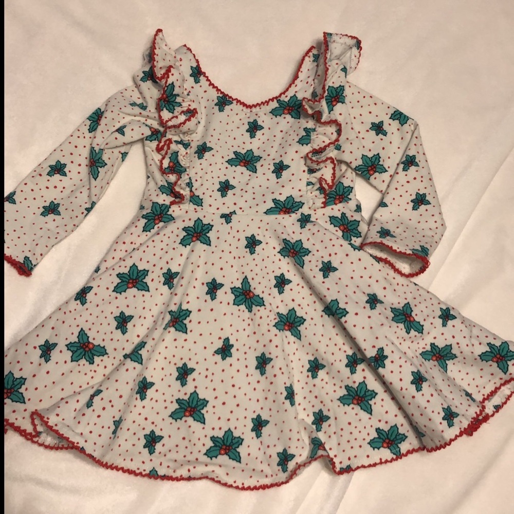 Wildflower Christmas Dress 12m